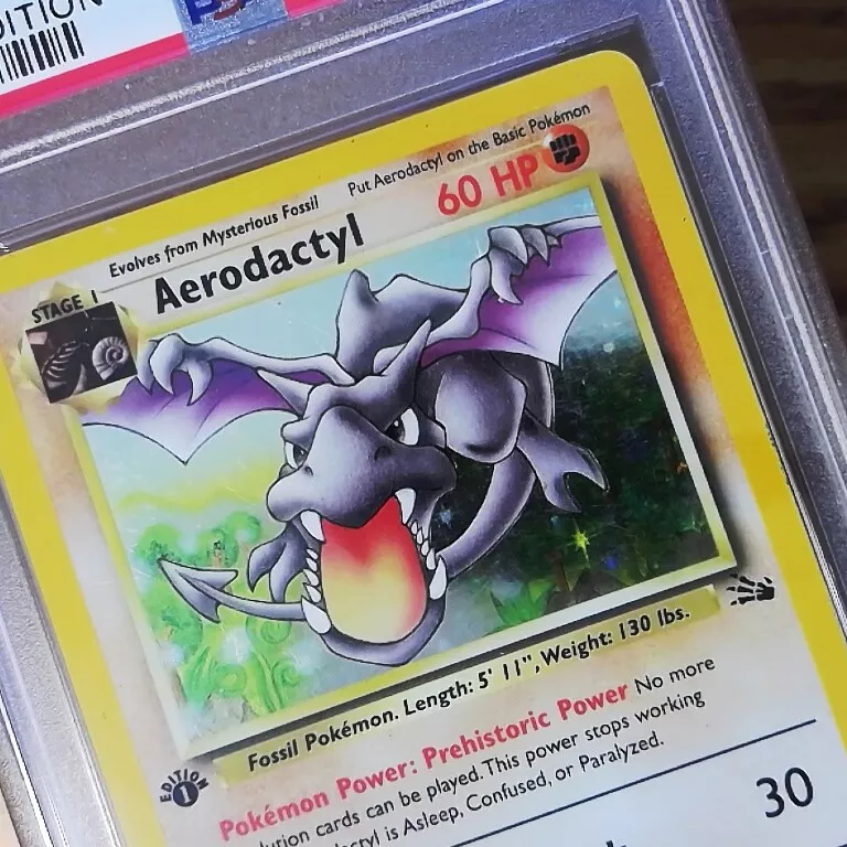 Check the actual price of your Aerodactyl 1/62 Pokemon card