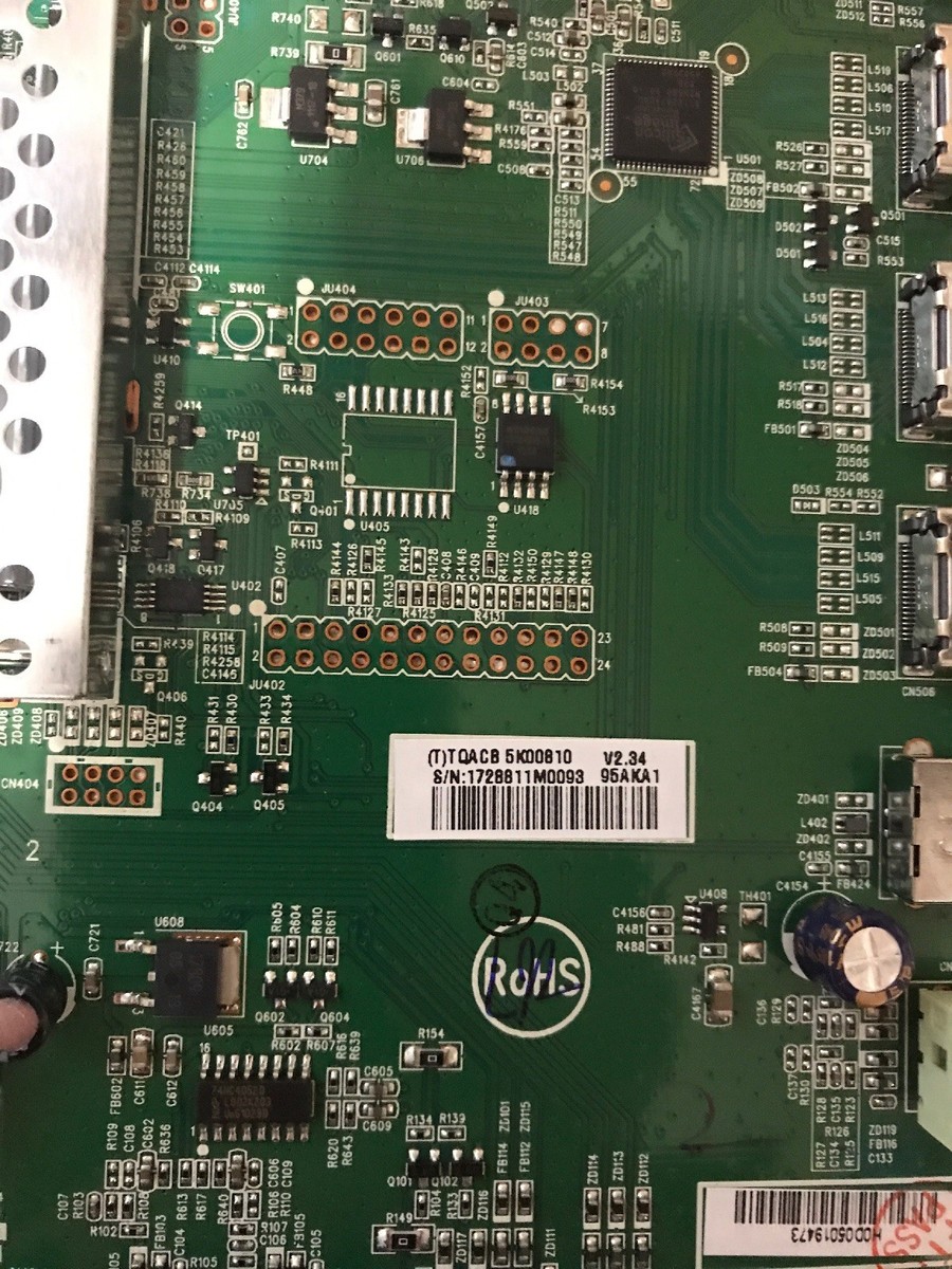 SCHEDA PRINCIPALE TV 50 Pollici Nitida Lc-50U17422K T.ms6488E.u705 EUR 31,05 - IT - Foto 8