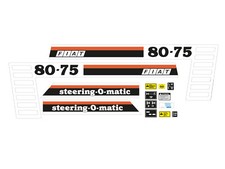 KIT ADESIVI TRATTORE FIAT 80-75 COMPLETO DI SIMBOLI E AVVERTENZE