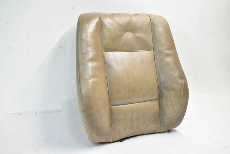 00-06 BMW E53 X5 Front Left Driver Side Top Upper Seat Cushion Cover Beige - Image 3 of 4