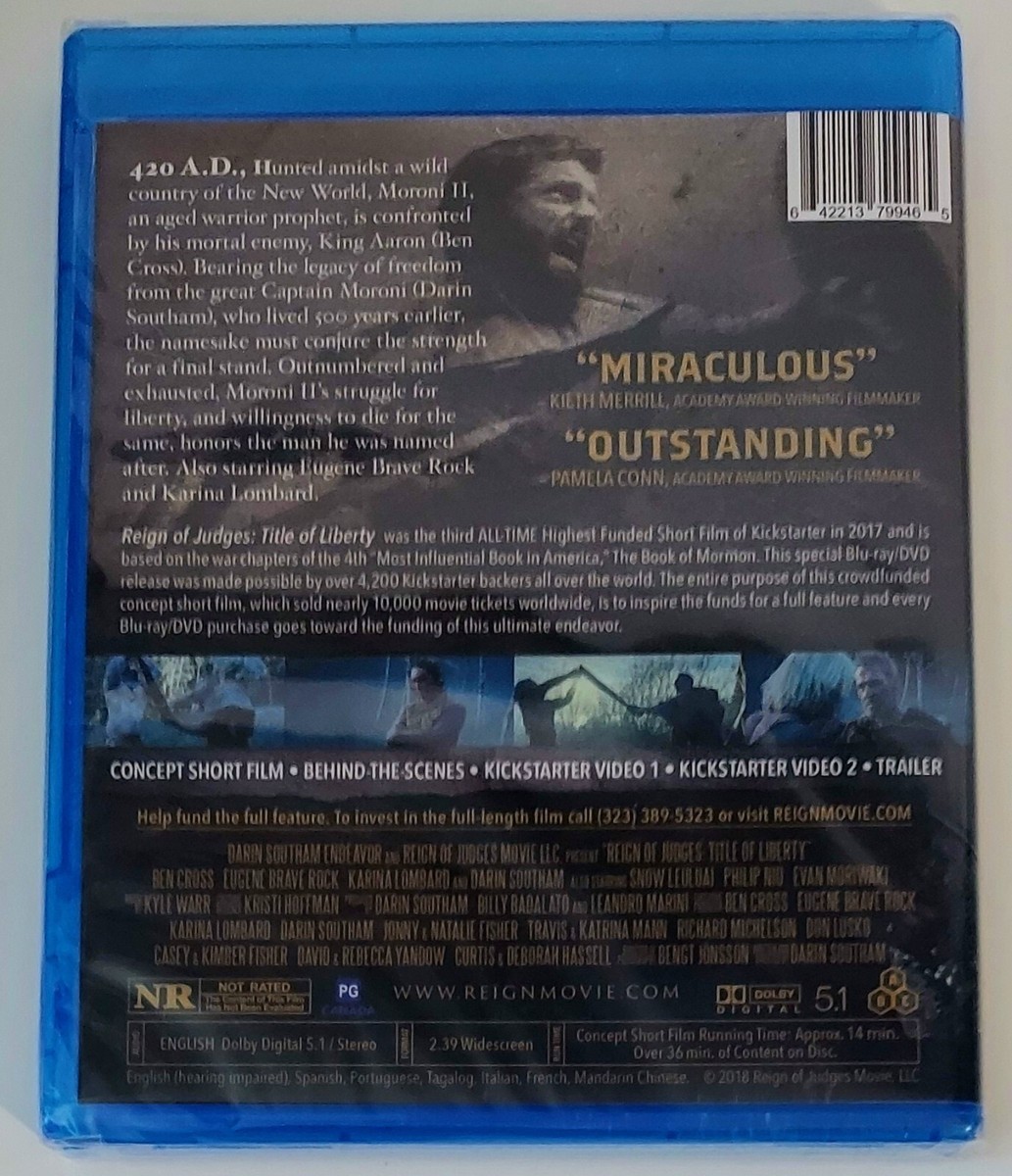 Reign Of Judges Title of Liberty Concept Short Film Blu-ray+DVD Reign Of Judges Title of Liberty Concept Short Film Blu-ray+DVD