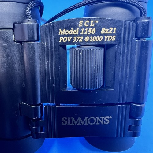 Simmons Compact Binoculars SCL Model 1156 8x21 Field of View 372 FT- 1,500 yards - Picture 18 of 23