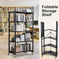 Super Heavy Duty 5 Tier Shelves Storage Rack Metal Shelving Garage 28*13.4*63 in