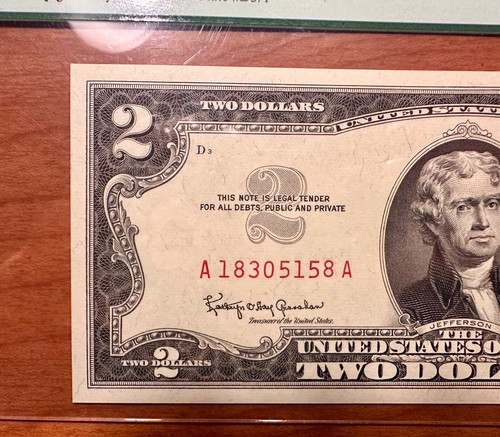 1963 A $2 Legal Tender Note - RED SEAL - Fr. 1514 - PCGS 68 PPQ Superb Gem New - Picture 3 of 8