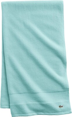 Lacoste Home Heritage Anti-Microbial Supima Cotton Bath Sheet ,35