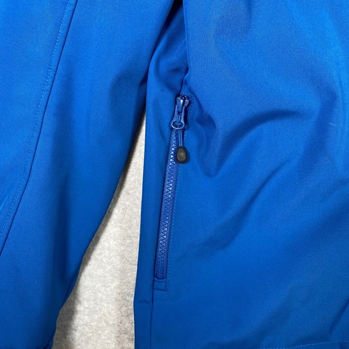 CLIQUE Jacket Adult Large Blue Long Sleeve Full Zip Pockets Bungee Waist Men's - Picture 7 of 11