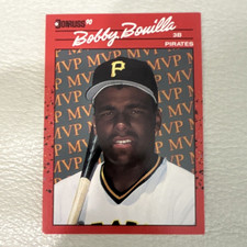 1990 Donruss Bobby Bonilla Pittsburgh Pirates #BC-16 Bonus MVP Insert Card