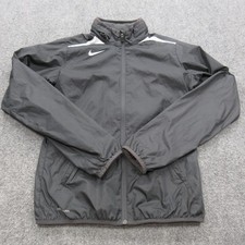 Nike Jacket Women Small Black Storm-FIT Windbreaker Lightweight Zip Up Resistant