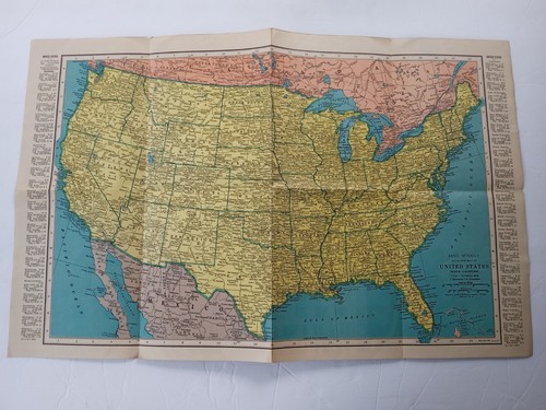 WW2 RAND McNALLY Furlough Map Decorations Service Ribbons Insignia & Base Pays - Picture 3 of 24