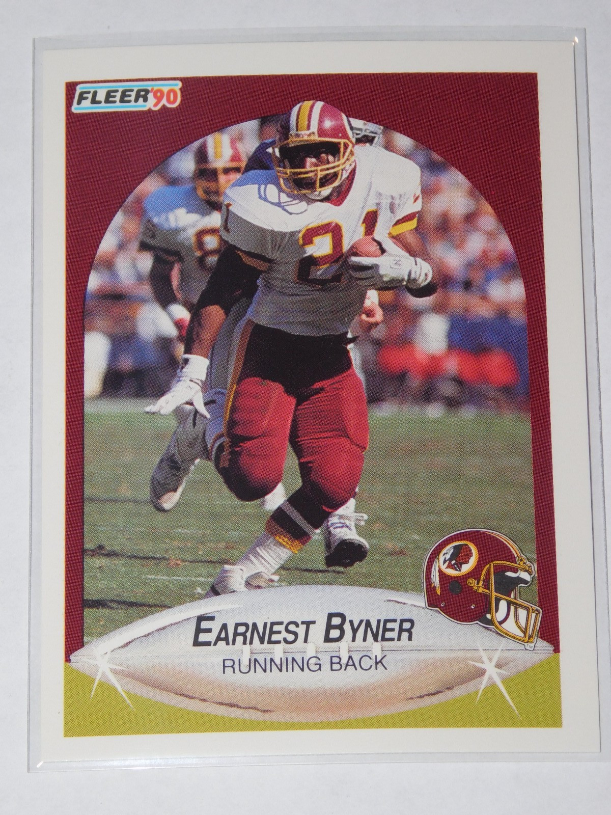 1990 FLEER FOOTBALL UPDATE EARNEST BYNER CARD #U-20