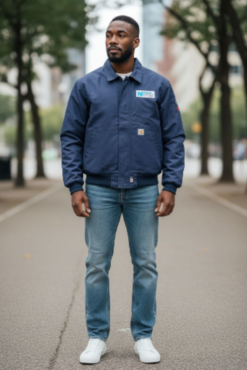 Flame Resistant Mens Navy Blue Carhartt Jacket Carhartt Jackets