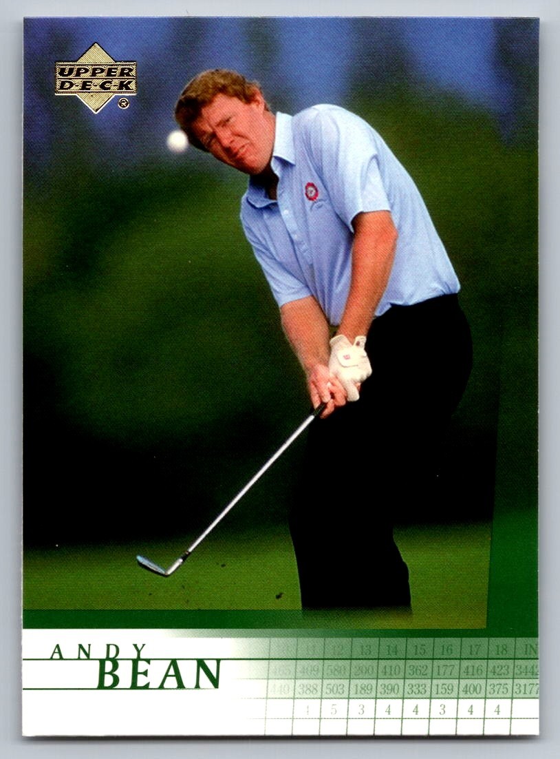 2001 UPPER DECK GOLF CARD #52 ANDY BEAN