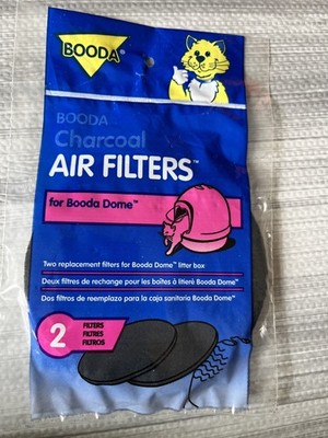 Booda Cat Litter Dome Replacement Charcoal Air Filters Booda Dome 2 Pack