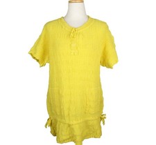 ISSEY MIYAKE Issey Heart Yellow Pocket Pleated Dress 2 26809582