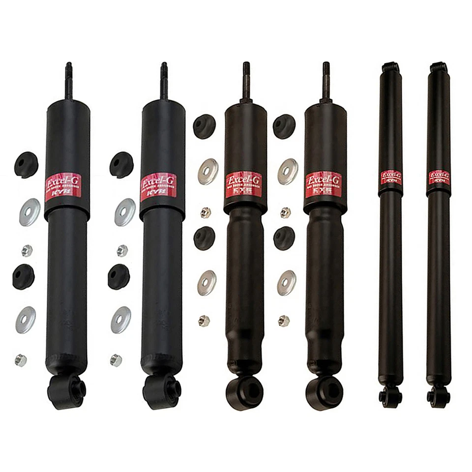 Juego de 6 Amortiguadores Delanteros y Traseros KYB ExcelG Configuración Cuádruple para Ford Bronco 1984-1996 Foto 2 de 4