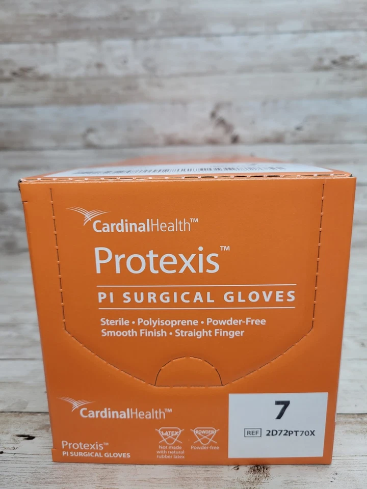 Luvas cirúrgicas de poliisopreno Protexis PI estéreis *1 caixa* Tamanho: 7 *Exp: 27/03* - Imagem 3 de 4