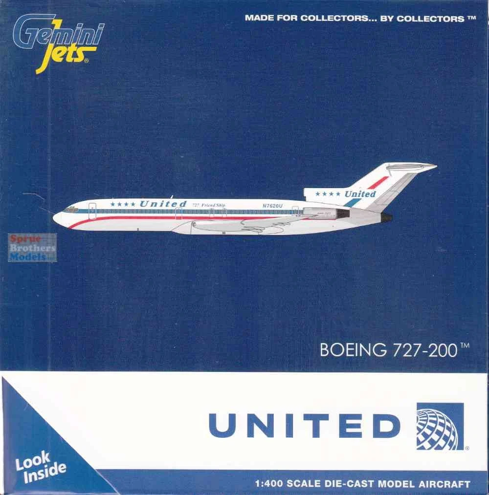 25+ Boeing 727 1:400 Contemporary Diecast Aircraft & Spacecraft