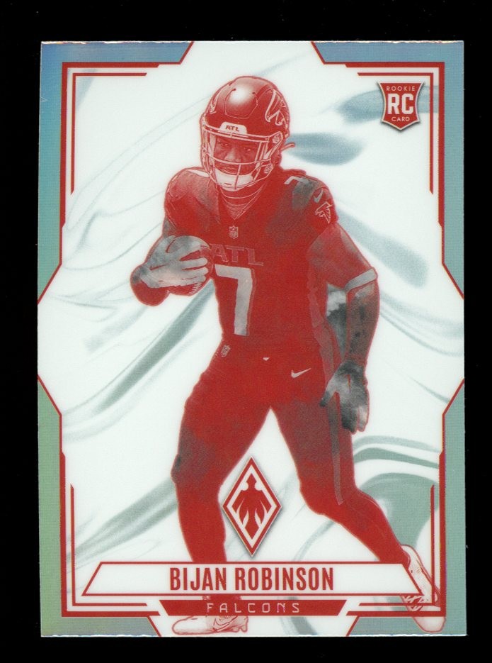 2023 Panini Phoenix #CON-18 Bijan Robinson Contours Atlanta Falcons Rookie
