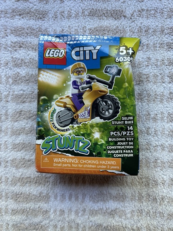 LEGO Stuntz Selfie Stunt Bike Set #60309 New In Box- Box In ROUGH Shape