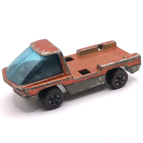 Hot Wheels Redline Heavyweights Ambulance/Tow Truck 1969/1970 Orange - Hong Kong