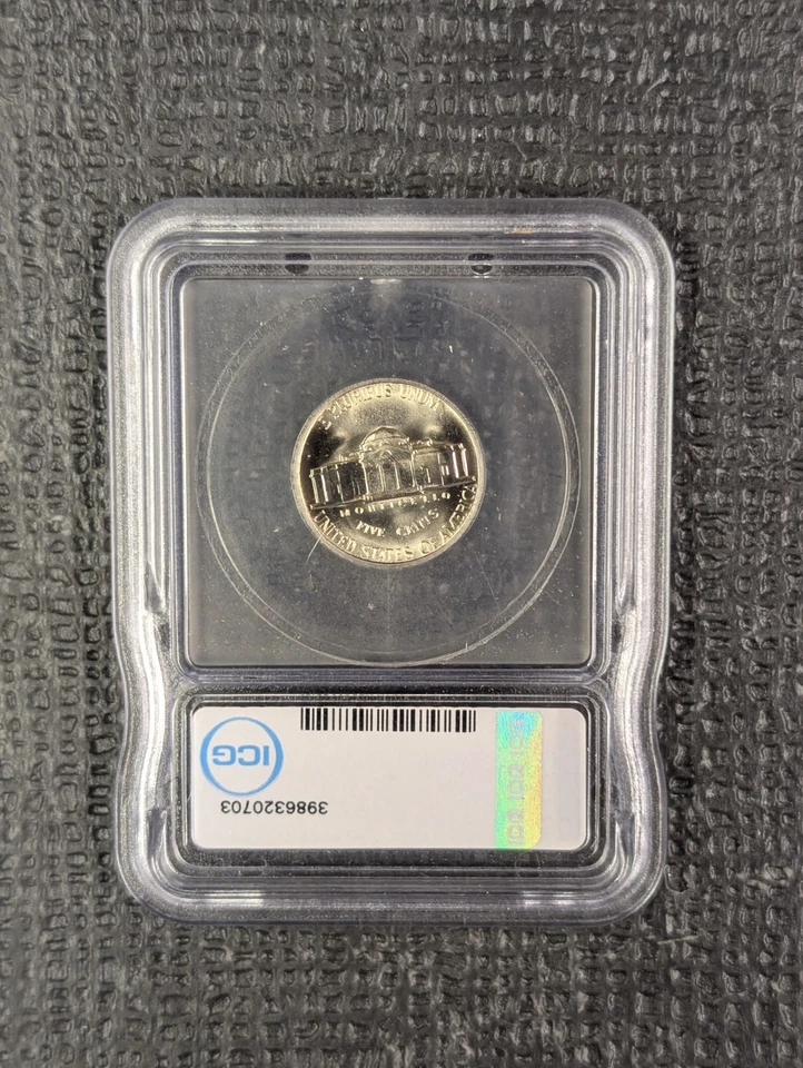 1965 MS 69 SMS Jefferson Nickel 5c ICG - New A. Hutto Signed White Label TOP POP - Image 2 of 4