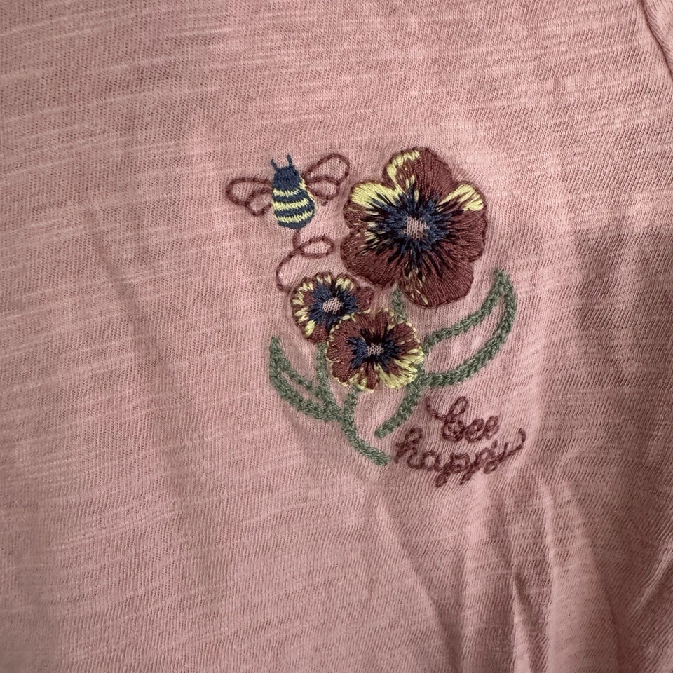 Oshkosh B’gosh Bee Happy Conjunto de Camiseta y Pantalón con Capucha Niñas Talla 4T NUEVO Boho Foto 3 de 4