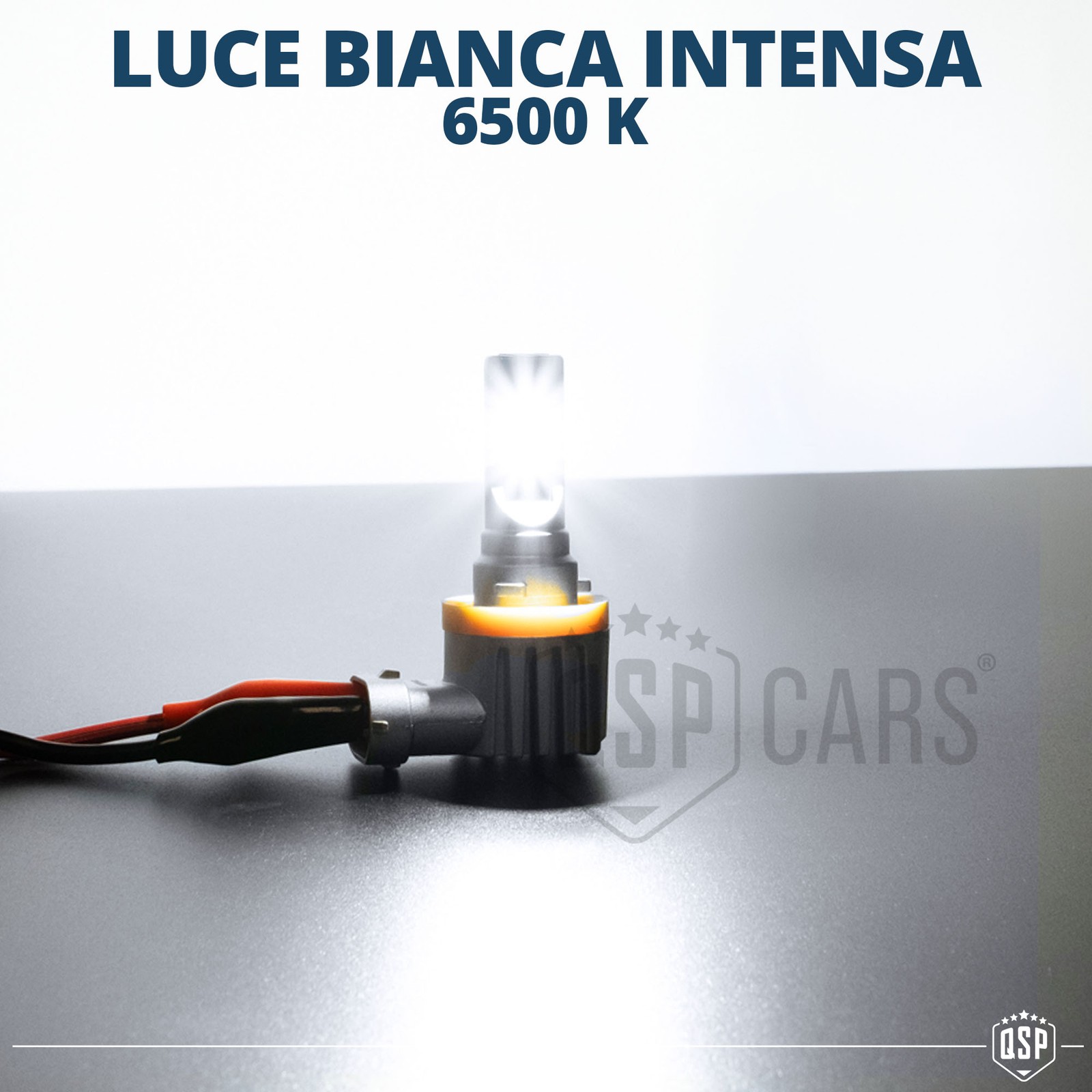 Lampadina Full LED H11 Luci Auto Moto Bianco Potente 6500k 2000LM CANBUS - Miniatura 7