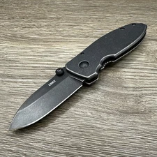 CRKT Squid 2490KS Plain Edge Blade w/ Carry Clip Folding Knife