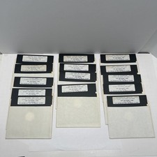 Vintage Lot of The Software Labs games and software 14 disk 5.25 floppy IBM