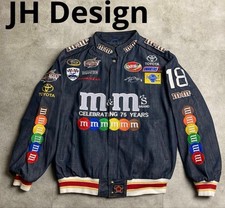Denim riders jacket JH M M embroidery full deco XL size super rare
