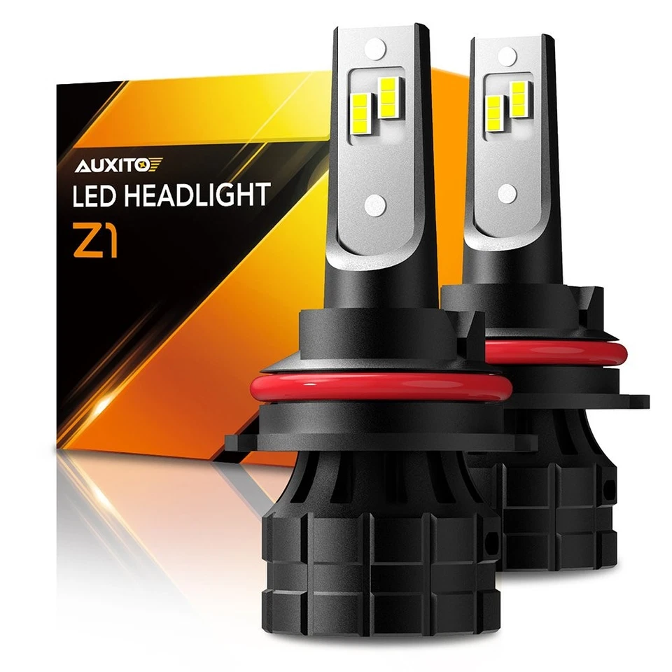 AUXITO 9007 LED Headlight Bulbs High Low Beam Bright for Nissan Frontier 2001-20 - Image 2 of 4