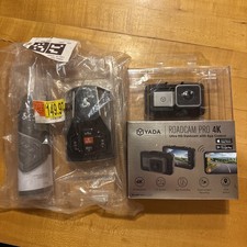COBRA 0180003-1 iRAD Laser Radar Detector -NIB And YADA 4K Road Dash Cam NIB