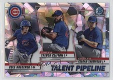 2020 Bowman Atomic Refractor Trevor Clifton Keegan Thompson Cole Roederer 4d3
