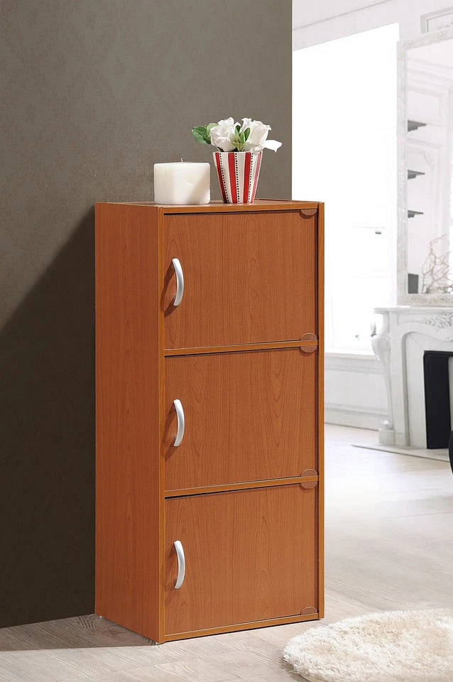 Librero 3 puertas, CEREZA Foto 2 de 4