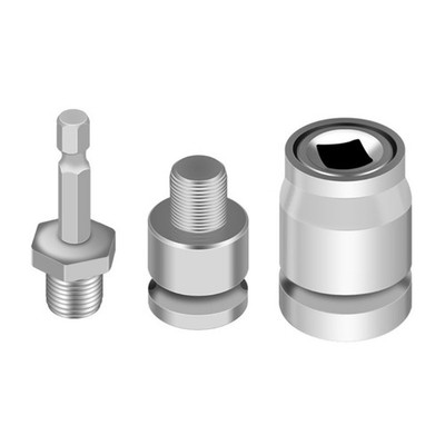 Bohrmaschine Umbaukopf f��r Hammer und f��r Schlagschrauber 3-teiliges Set