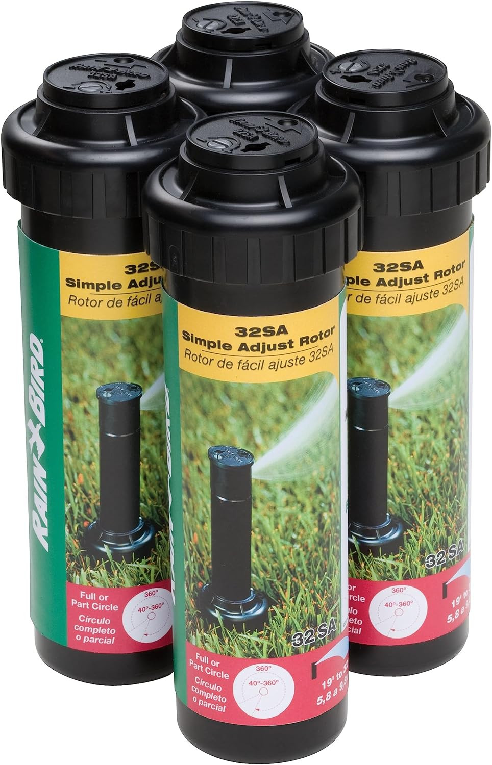 Rain Bird 32SA/4PKS Gear Drive Rotors - Efficienza Idrica Certificata