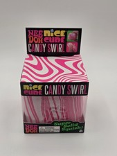 Authentic Needoh Schylling Christmas Candy Swirl Nice Cube Pink