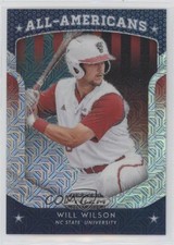 2019 Panini Prizm Draft Picks All-Americans Mojo 22/49 Will Wilson #33 5tr