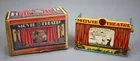 Vintage Marx Home Town Movie Theatre w/ Original Box & Movie Reel, Tin, 1930s