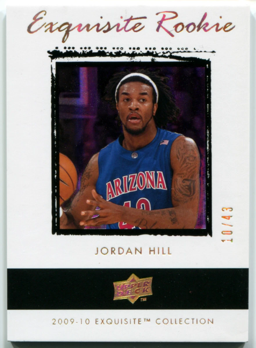 2009-10 Upper Deck Exquisite Collection JORDAN HILL Gold Rookie RC SP  Lakers /43