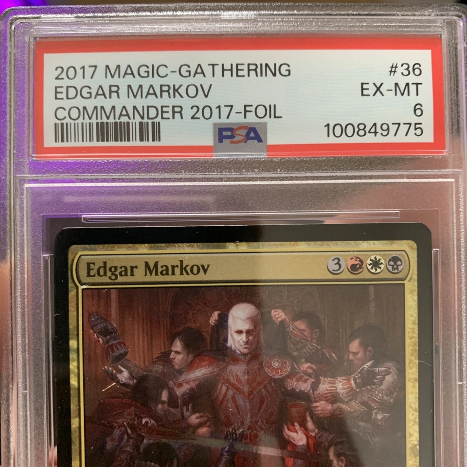 Edgar Markov Commander 2017 Foil Graded 6 - Image 3 of 4