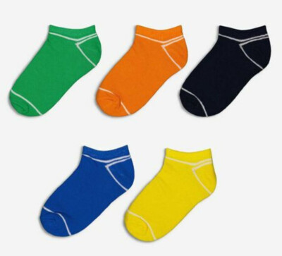 5 Paar Jungensocken Sneakersocken  bunt GR.23-26  NEU