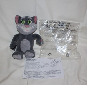 CBB-Talking Friends Tom Cat Interactive Plush Toy,  Tested