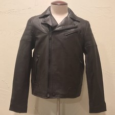 NWT 500 Tommy Hilfiger Brown Biker Moto Real Leather Jacket Mens Size Medium M