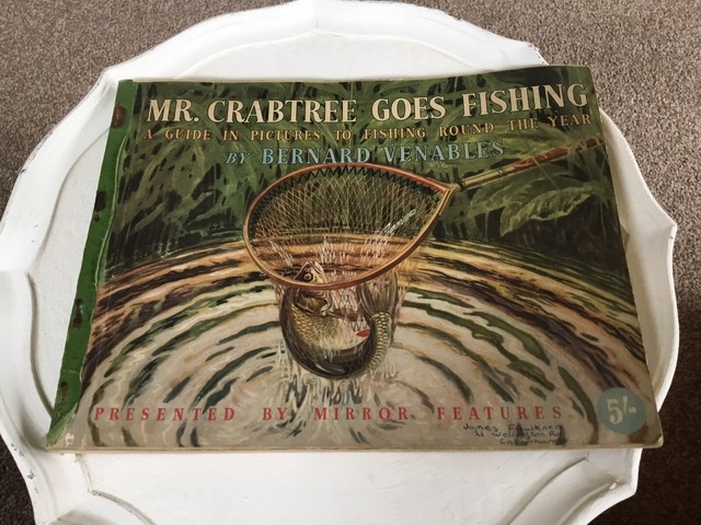 Mr Crabtree Goes Fishing By Bernard Venables Vintage 4th Edition Good Con - 
