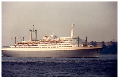 SS Rotterdam Holland America Cruise Line Vintage Photograph 4''x6'' Original