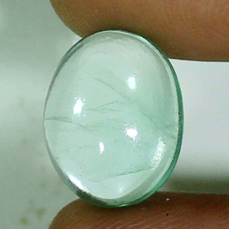 Antuqie 10.85 CTS 13x17x6 mm Natural Green FLUORITE OVAL Antuqie 10.85 CTS 13x17x6 mm Natural Green FLUORITE OVAL