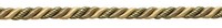 "DÉCopro Winter Meadow Deko-Zierkordel Gold GrüN Taupe 5/16\" [Meterware]"