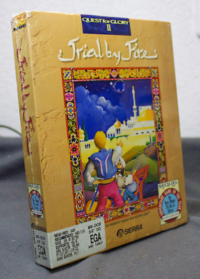 Quest for Glory 2 - Trial by Fire von Sierra wie Neu für IBM PC MS-DOS 3,5''Disks