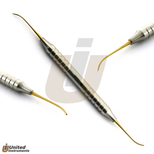 5Pcs Dental Carver Wax Modelling Pk Thomas Kit Gold Tip Double Ended - Picture 4 of 6